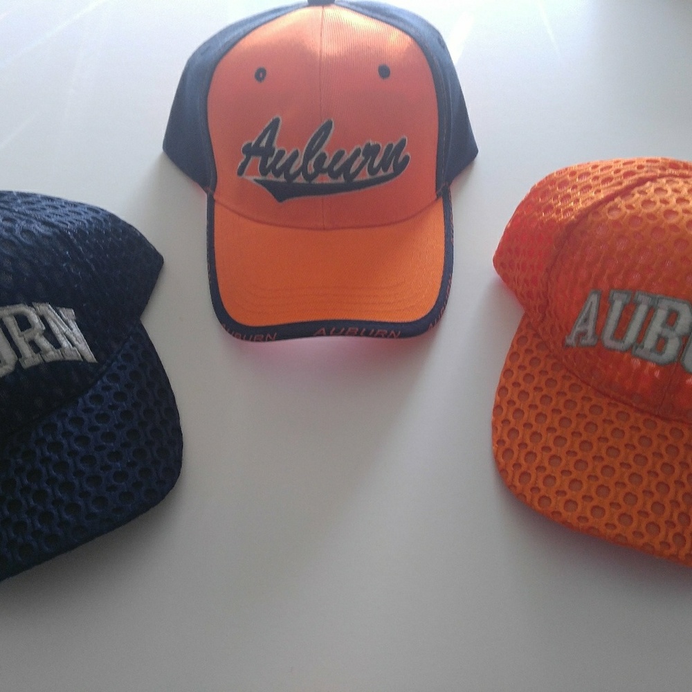 Men's Mesh Auburn Caps NWT
